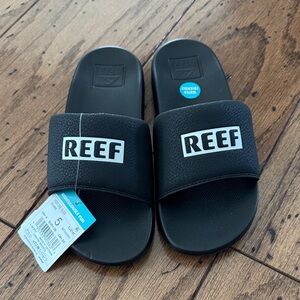 Reef Classic Black Slides
